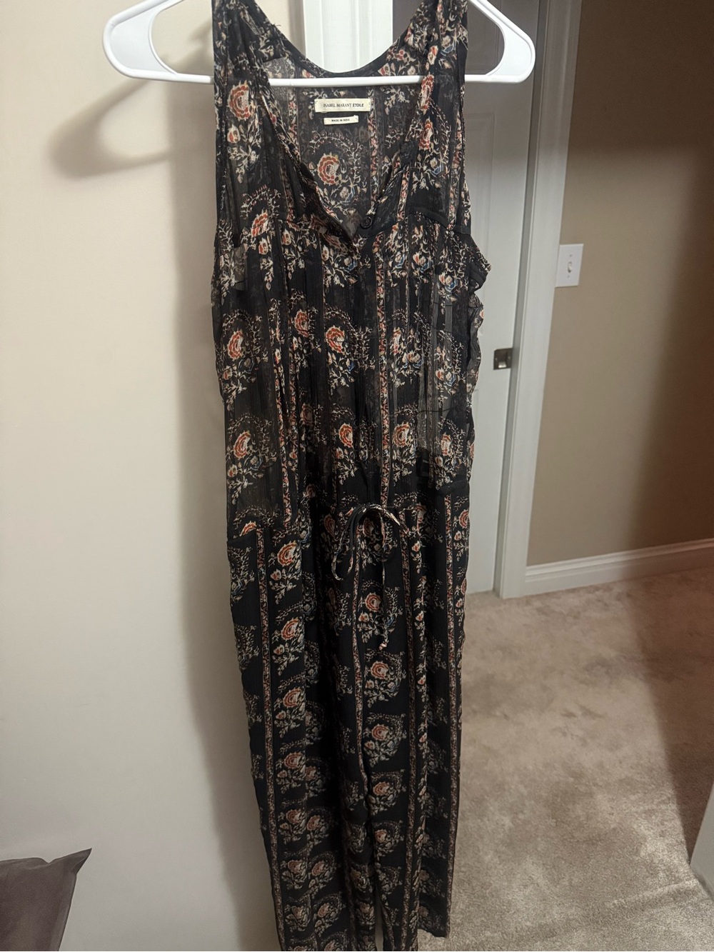 Isabel Marant 100% Silk Jumpsuit